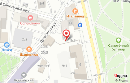 Участковый пункт полиции в Москве на карте