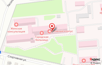 Городская больница г. Бугуруслан на карте