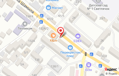 Магазин овощей и фруктов в Буйнакске на карте