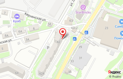 Компания Гермес в Фрунзенском районе на карте