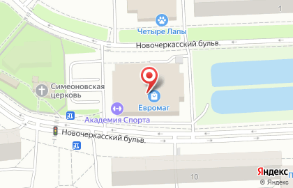 Агентство недвижимости ИНКОМ-Недвижимость в Москве на карте