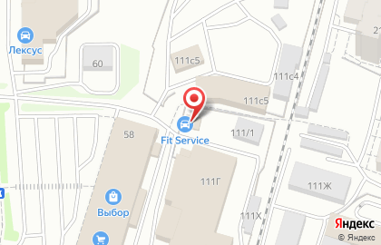 Автосервис FIT SERVICE на улице Морозова Павла Леонтьевича в Хабаровске на карте