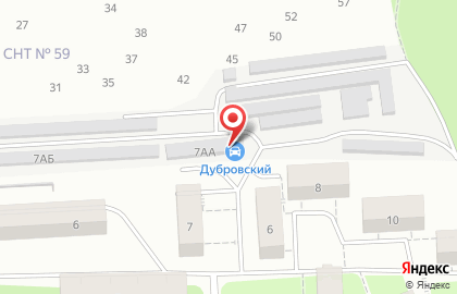 Автосервис Дубровский в Орджоникидзевском районе на карте