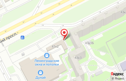 Магазин Нафаня на Дунайском проспекте на карте