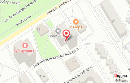 Мебельный салон ВЮН на проспекте Александра Невского на карте