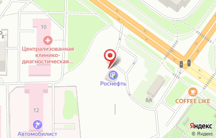 АЗС в Костроме на карте