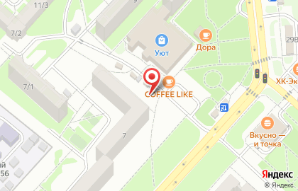 Магазин разливных напитков Застава в Дзержинском районе на карте