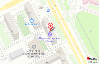 Парикмахерская У Елены на улице Маршала Жукова на карте