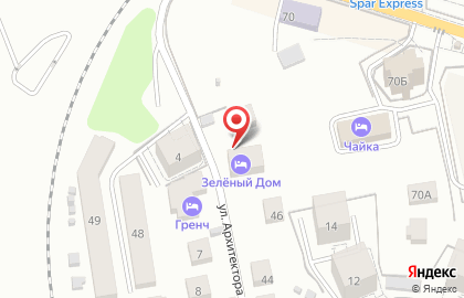 Мини-отель Зелёный Дом на карте