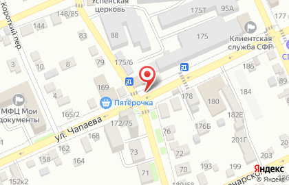 Магазин овощей и фруктов в Ростове-на-Дону на карте