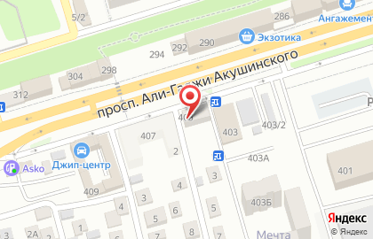 Автомойка в Махачкале на карте