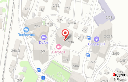 Студия красоты Barbaris в Хостинском районе на карте