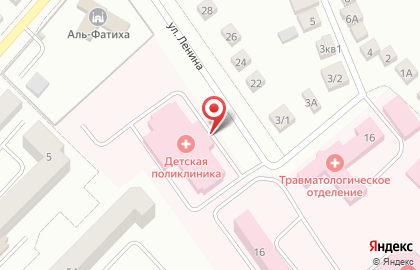 Детская поликлиника в Уфе на карте