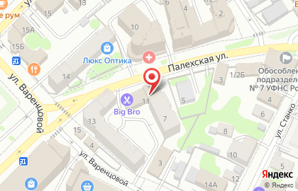Арт-студия Колибри на Палехской улице на карте