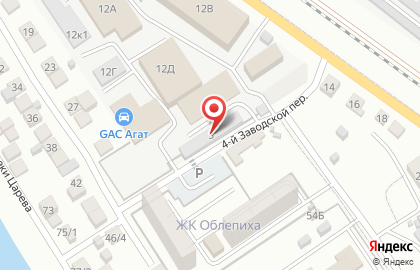 Пекарня Хлеб Рыболовский в Астрахани на карте