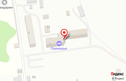 Гостиница Приморье в Новосибирске на карте