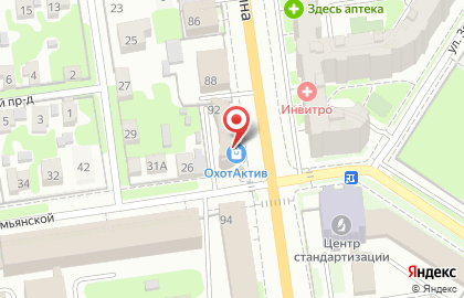 Адвокатский кабинет Качалкина С.Н. в Привокзальном районе на карте