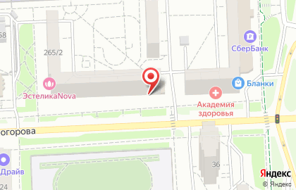 Слайд на улице Холмогорова на карте