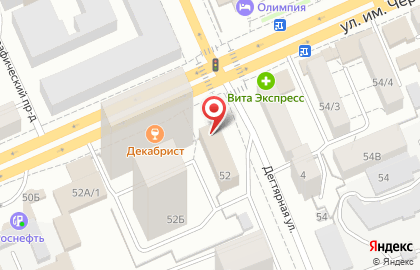 Банкомат Альфа-Банк на улице Чернышевского, 52 на карте