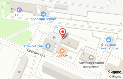 Супермаркет Пятёрочка на Северной улице в Кировске на карте