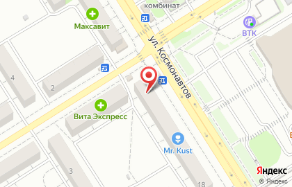 Социальная аптека единая сеть аптек на улице Космонавтов на карте