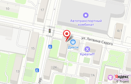 Супермаркет Дикси в Пресненском районе на карте