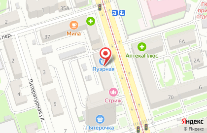 Детский торговый центр Аист на улице Октябрьской Революции на карте