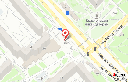 Юлия на Комсомольском проспекте на карте
