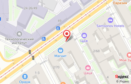 Ремонтная мастерская на Технологическом институте II на карте