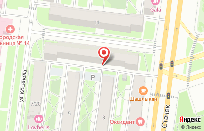 Автошкола Седан на проспекте Стачек на карте