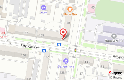 Супермаркет Прима на Амурской улице на карте