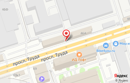 Служба экспресс-доставки Сдэк в Коминтерновском районе на карте