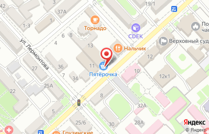 Московский международный университет в Нальчике на карте