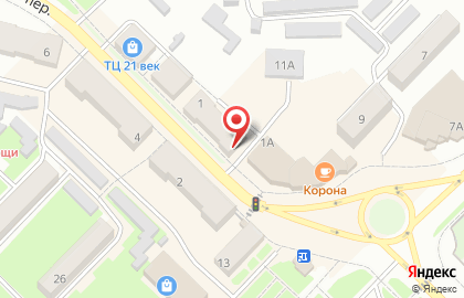 Салон мебели Не shtандарт мебель в Транспортном переулке в Киселёвске на карте
