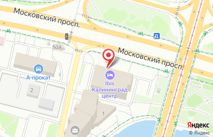 Банкомат Райффайзенбанк, Калининградский филиал на Московском проспекте, 52 на карте