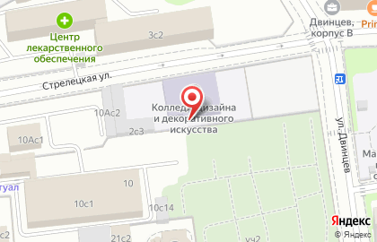 Московское Художественное Училище Прикладного Искусства гоу спо (колледж) на карте