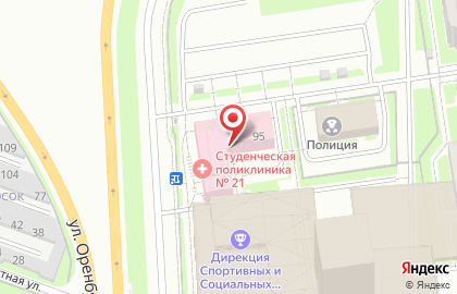 ОАО Банкомат, АКБ Абсолют Банк на Оренбургском тракте на карте