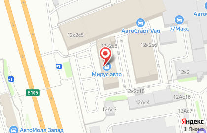 Магазин запчастей в Москве на карте