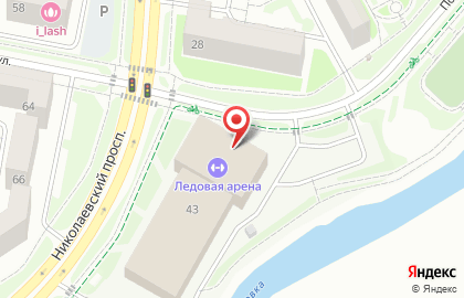 Ледовая арена в Самаре на карте