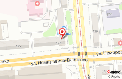 Интернет-магазин автозапчастей Exist.ru на улице Немировича-Данченко на карте