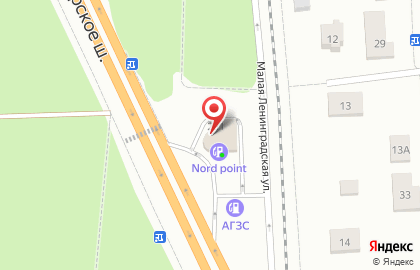 NORD point на Приморском шоссе на карте