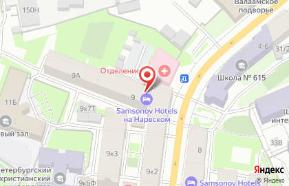 Гостиница Samsonov Hotel в Адмиралтейском районе на карте