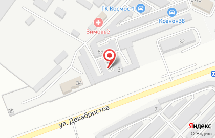 Торгово-производственная компания ПолимерПласт на улице Декабристов на карте