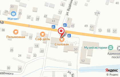 Столовая в Волгограде на карте