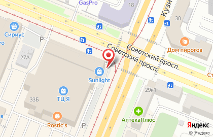 Ломбард Sunlight на Кузнецком проспекте на карте
