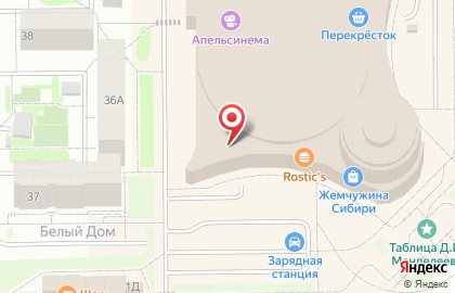 Подземная парковка в Тобольске на карте