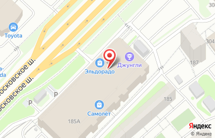 DNS на Московском шоссе на карте
