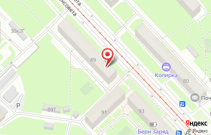 Салон оптики Мастер Оптика на улице Ленсовета на карте
