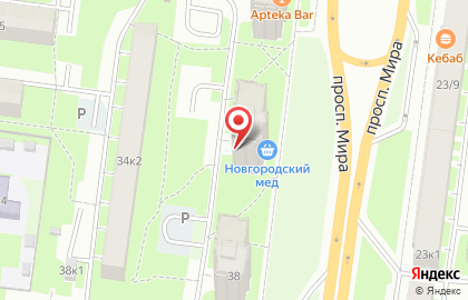 Мёд на улице Мира на карте