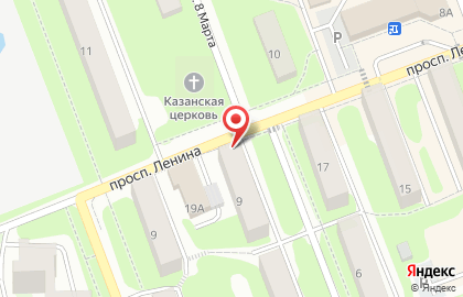 Магазин у дома Бристоль на улице Строителей на карте